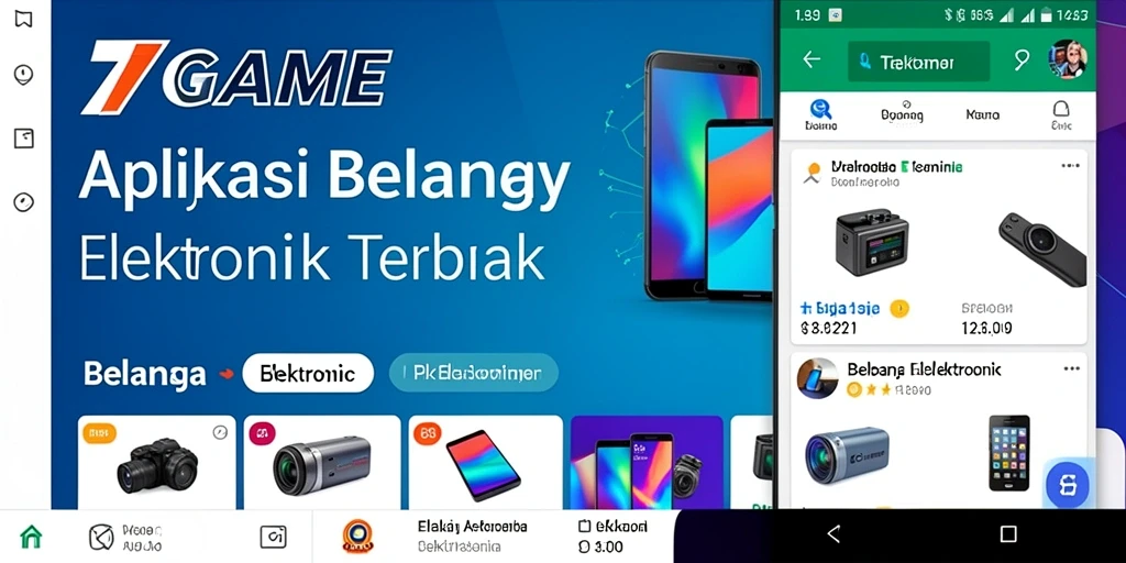Tampilan antarmuka aplikasi 7GAME yang menarik dan fungsional.