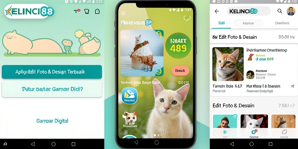 Tampilan antarmuka pengguna KELINCI88 yang modern dan fungsional.