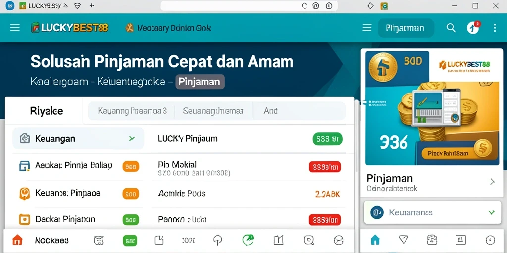 Antarmuka pengguna yang sederhana dan intuitif dari LUCKYBEST88.