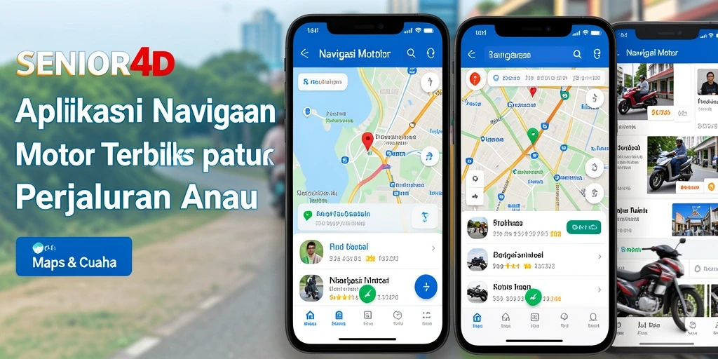 Tampilan antarmuka aplikasi SENIOR4D yang intuitif dan fungsional.