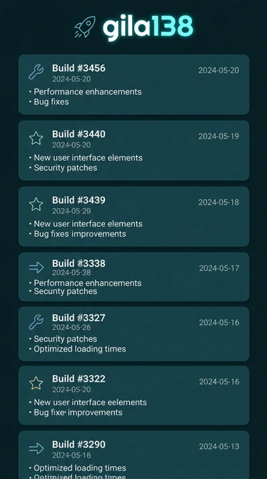 Riwayat Versi Aplikasi gila138 untuk Android
